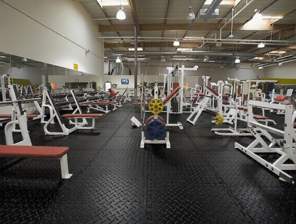 Anti-Slip Gym Flooring Tiles