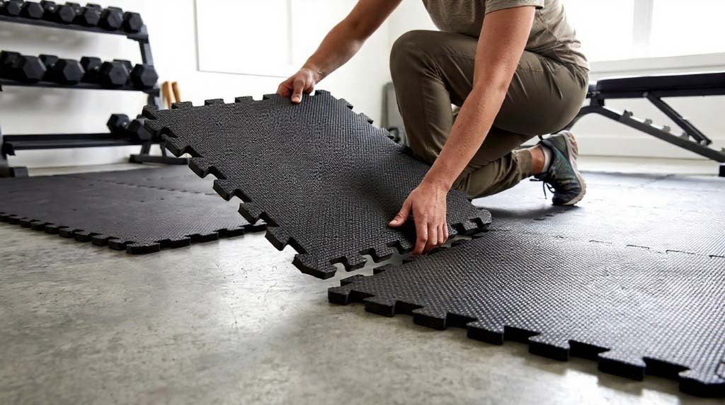 Gym Floor Puzzle Tiles