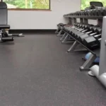 Rubber Gym Flooring Cut Lengths ideal for commercial fitness center